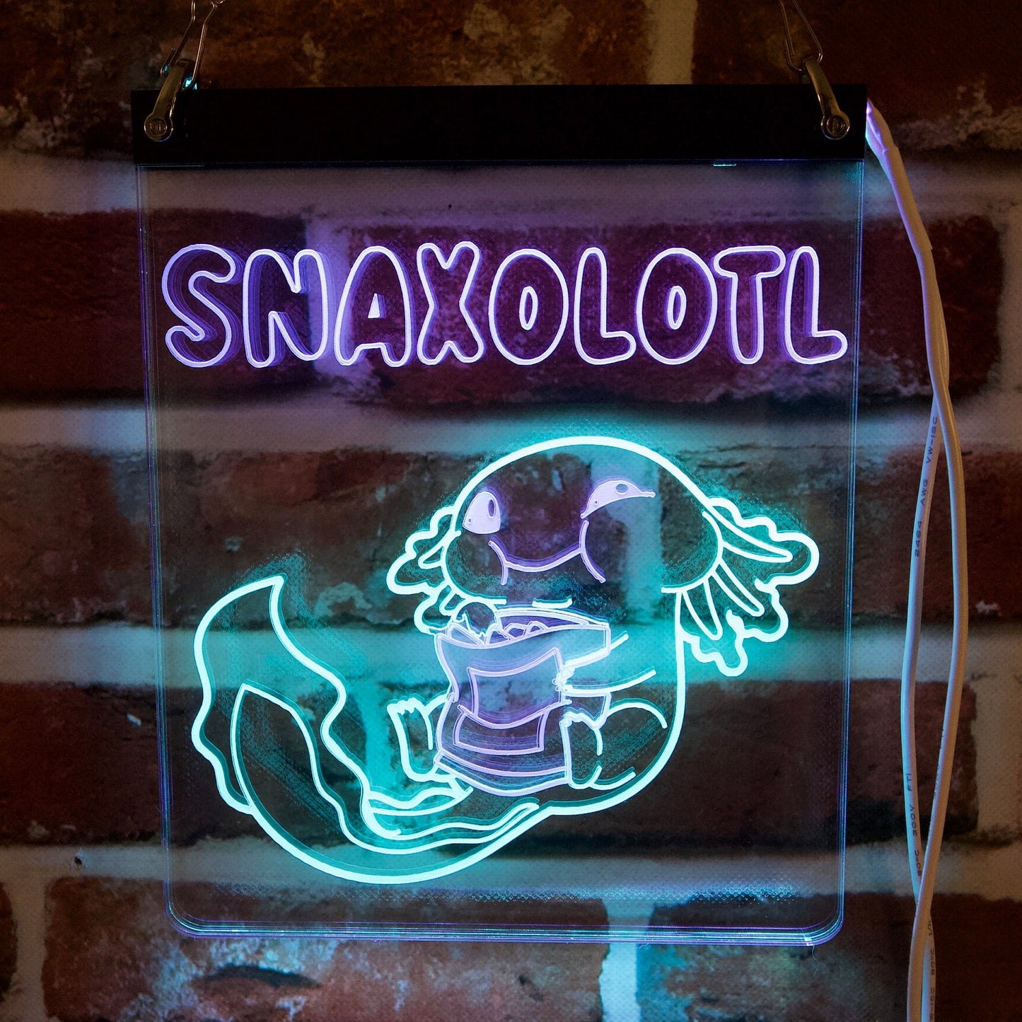 Axolotl Light Up Sign